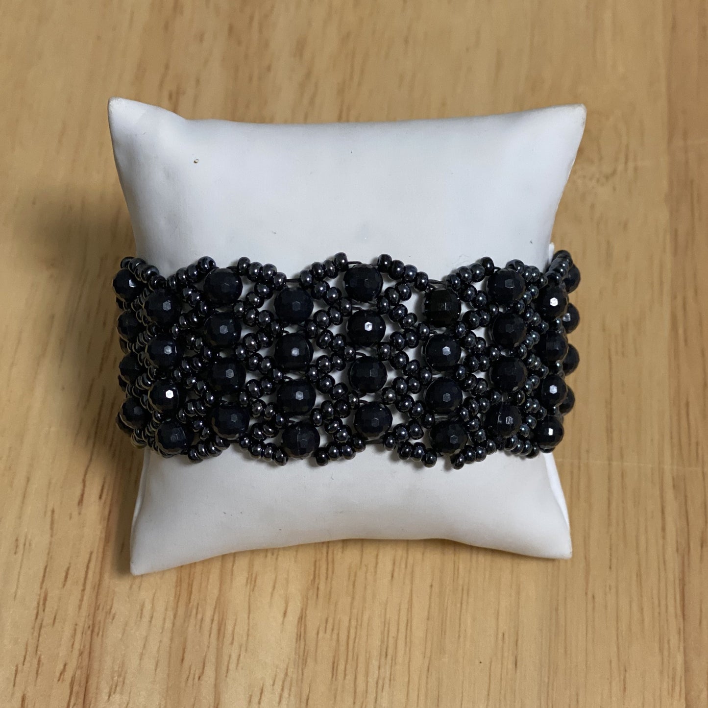 Handmade Beaded Wide Bracelets