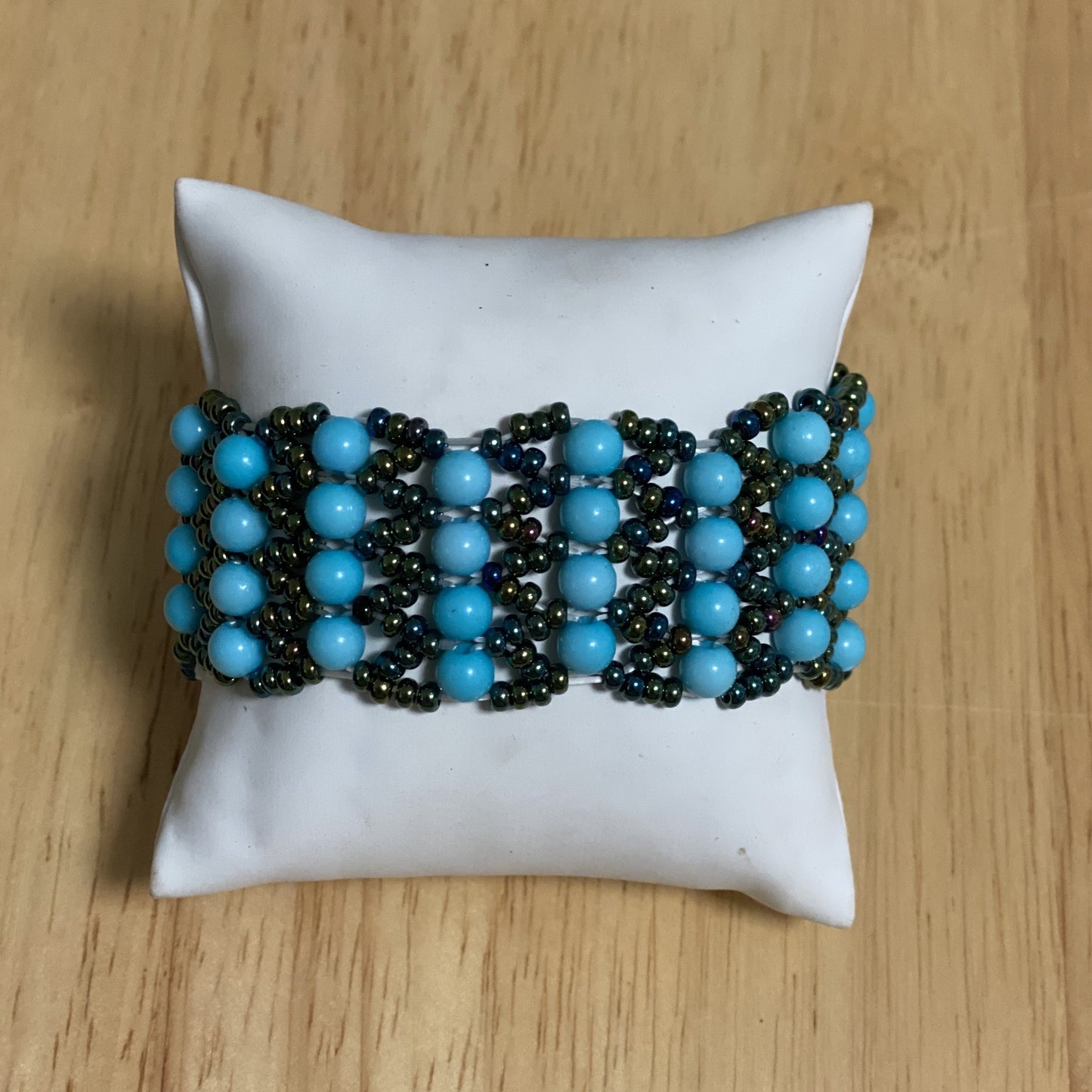 Handmade Beaded Wide Bracelets