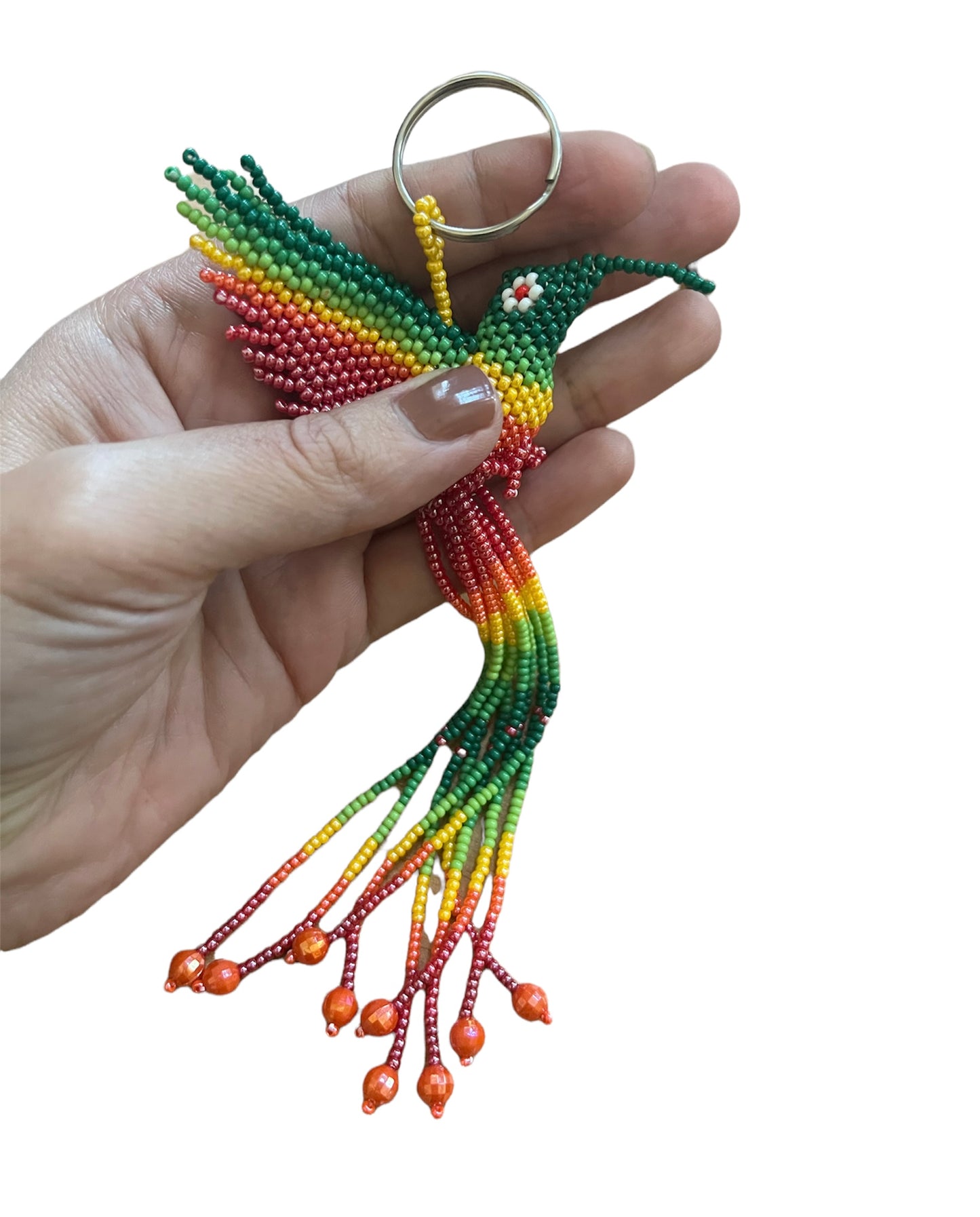 Handmade Humming-bird key chain